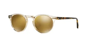 0OV5217S 1485W4 (50) GREGORY PECK BUFF DK TORT/GOLD MIRROR LENS