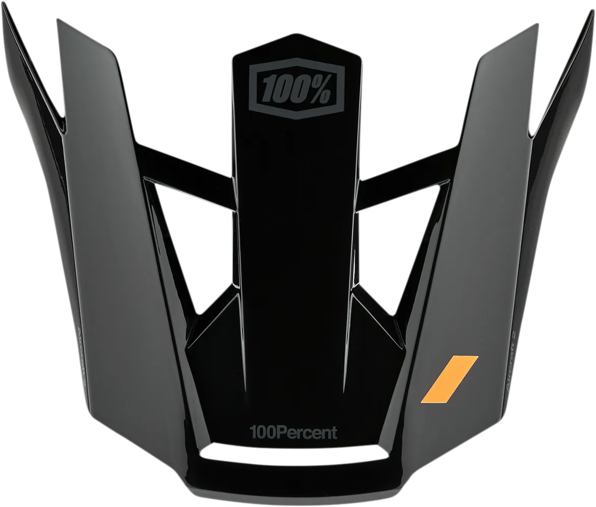 100% Aircraft 2 Visor - Black 89012-00001