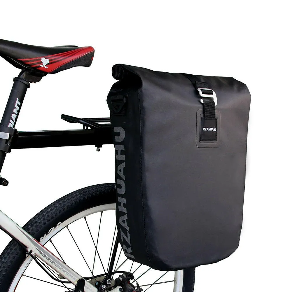 1Pcs RZAHUAHU Waterproof Bike Bag 20L Travel Cycling Bag Basket Bicycle Rear Rack Tail Seat Trunk Bag Bicycle Bag Panniers