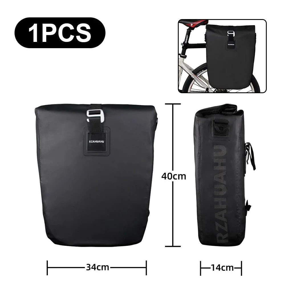 1Pcs RZAHUAHU Waterproof Bike Bag 20L Travel Cycling Bag Basket Bicycle Rear Rack Tail Seat Trunk Bag Bicycle Bag Panniers
