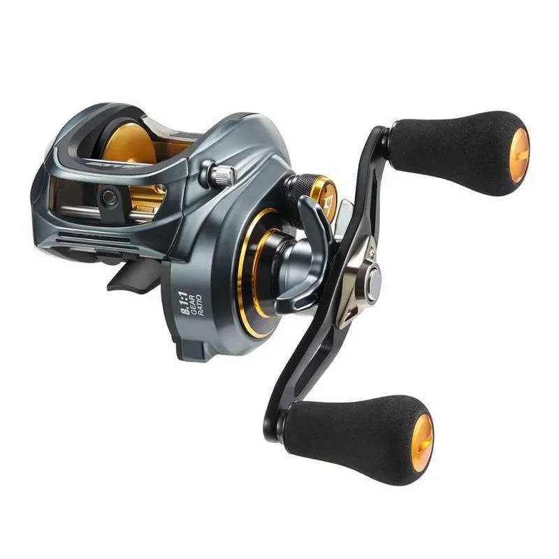 300 Low Profile Baitcasting Reel - 15KG Max Drag, 8 1 Bearings