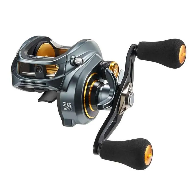 300 Low Profile Baitcasting Reel - 15KG Max Drag, 8 1 Bearings
