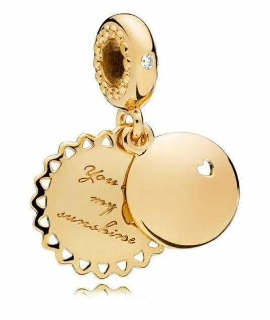 925 Silver Bee & Honey Pendant ( Bee necklace )
