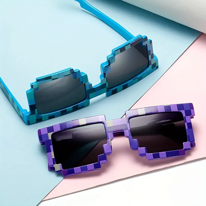 Adorable Pixel Design Sunglasses Cool Photo Props  Gifts