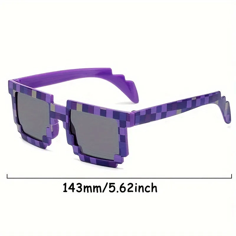 Adorable Pixel Design Sunglasses Cool Photo Props  Gifts