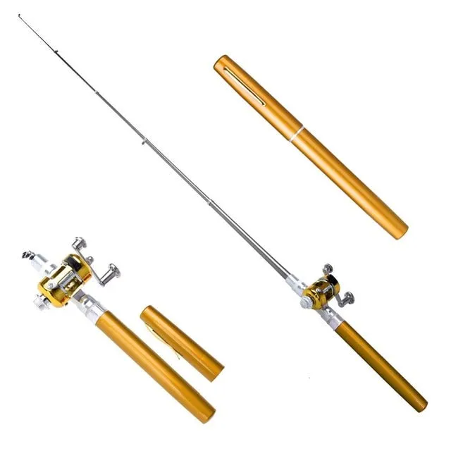Balight Portable Pocket Telescopic Mini Fishing Rod Pen