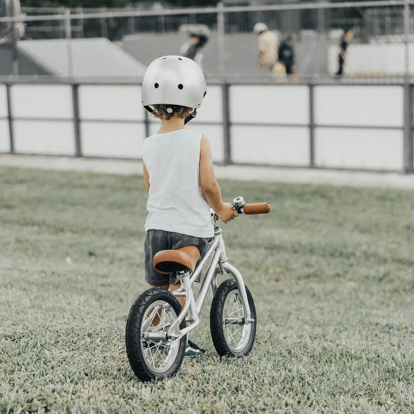 Banwood First Go Balance Bike - Chrome Special Edition