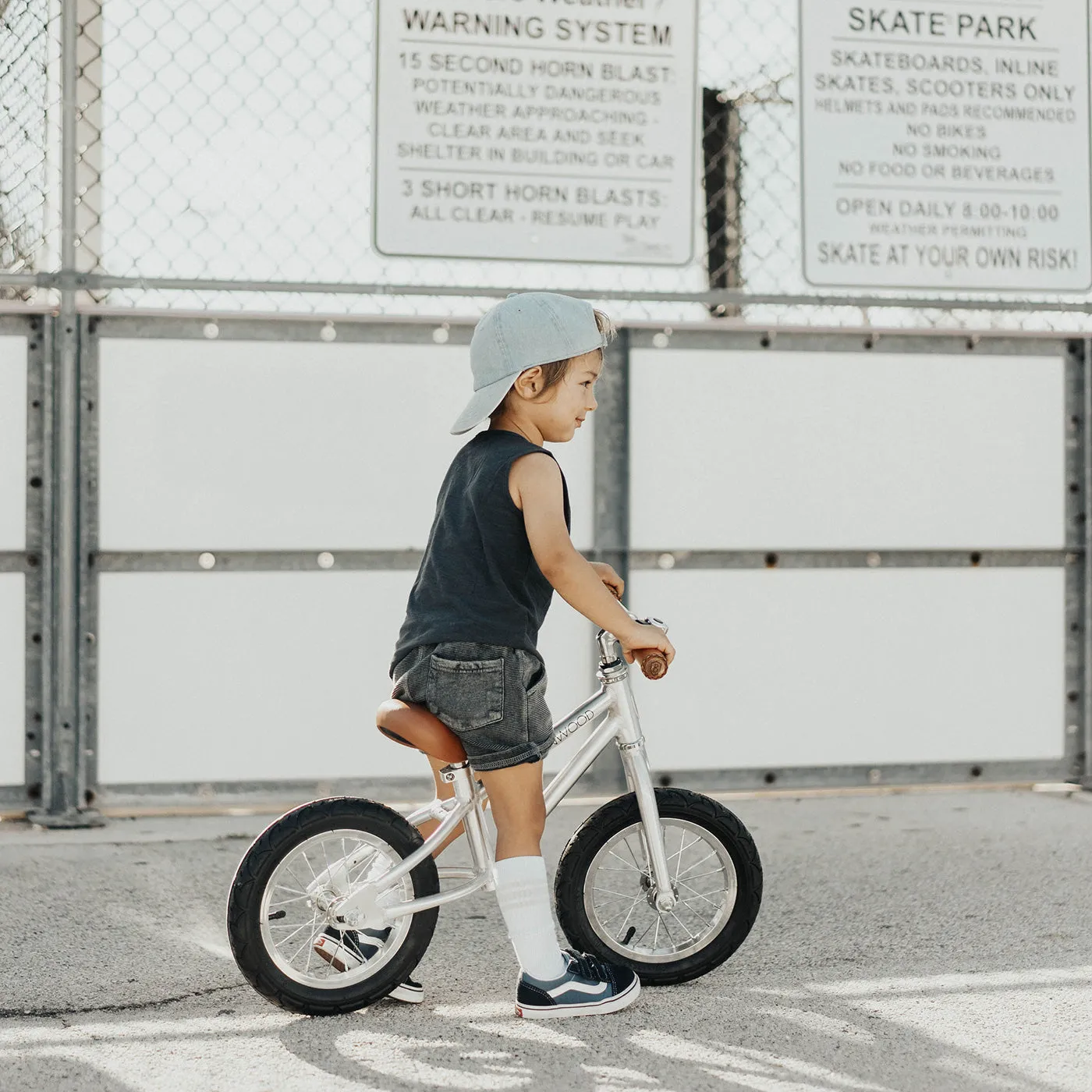 Banwood First Go Balance Bike - Chrome Special Edition
