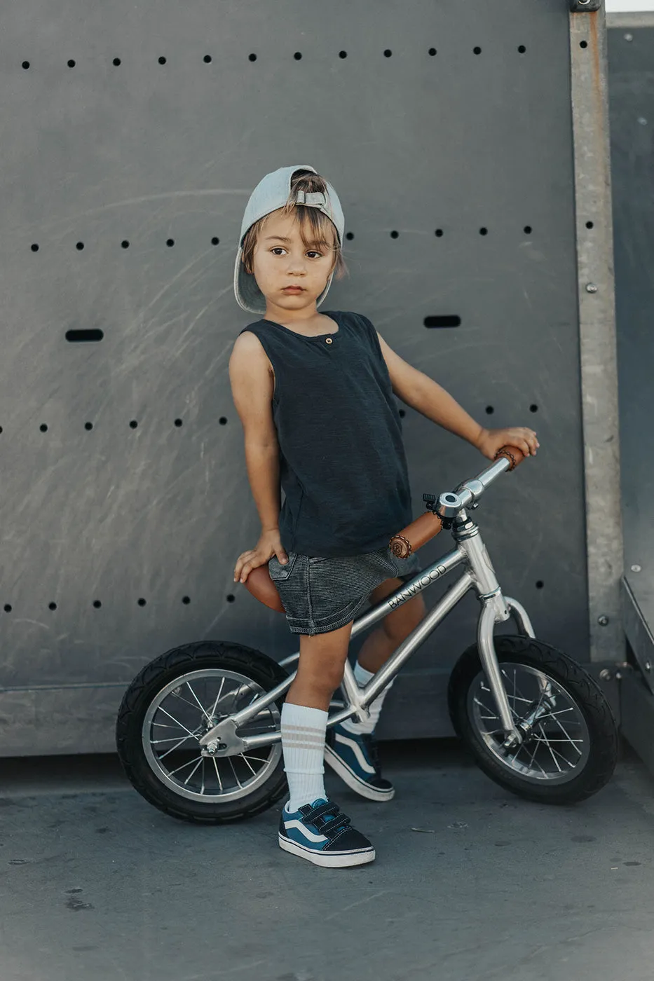 Banwood First Go Balance Bike - Chrome Special Edition