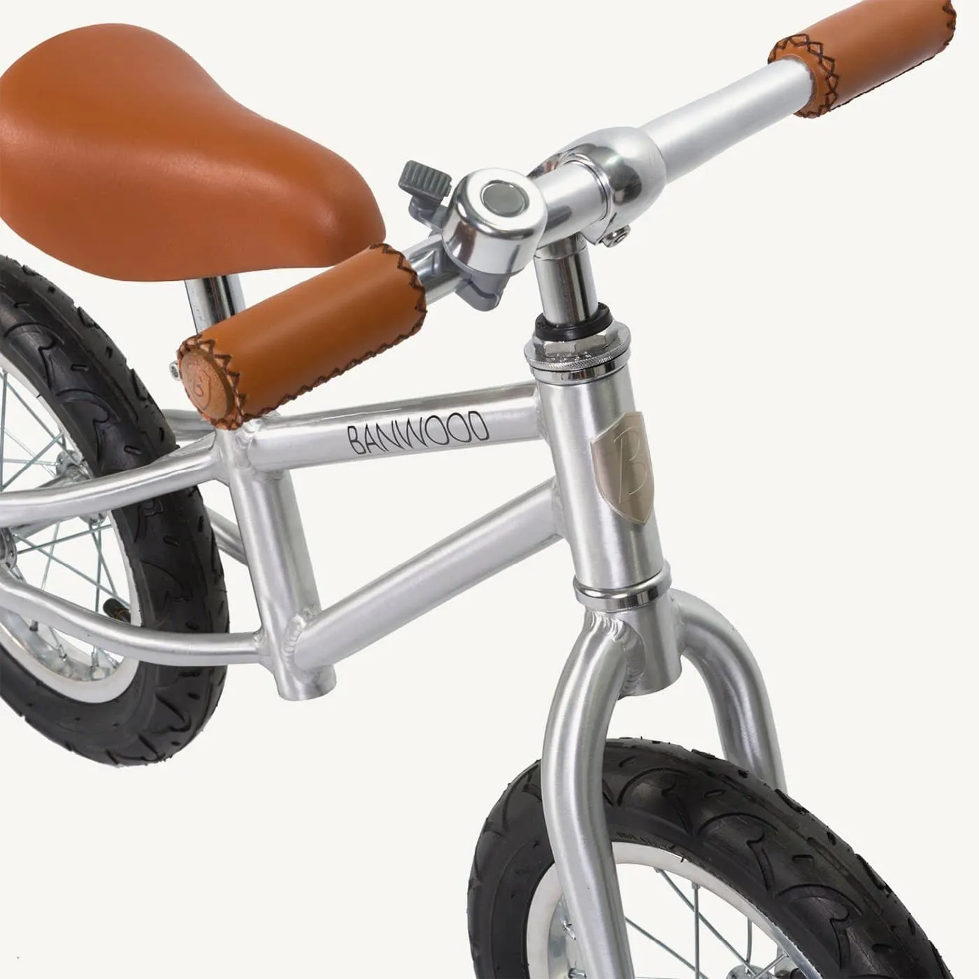 Banwood First Go Balance Bike - Chrome Special Edition