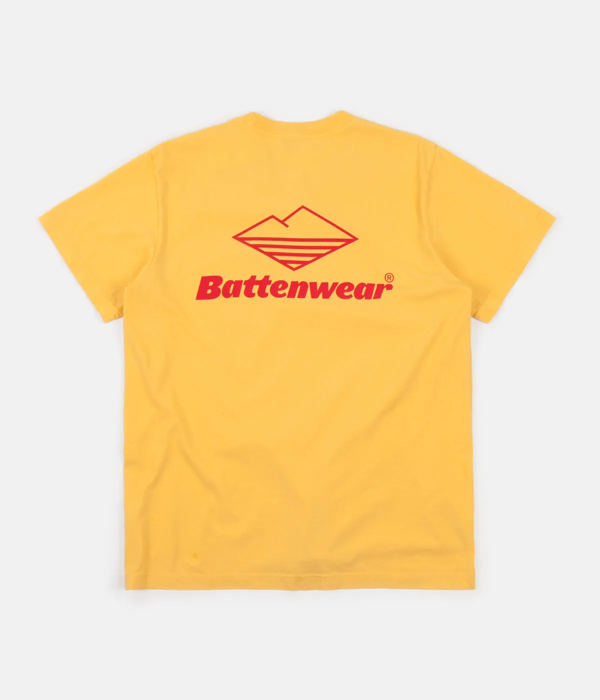 Battenwear Team Pocket T-Shirt - Mustard