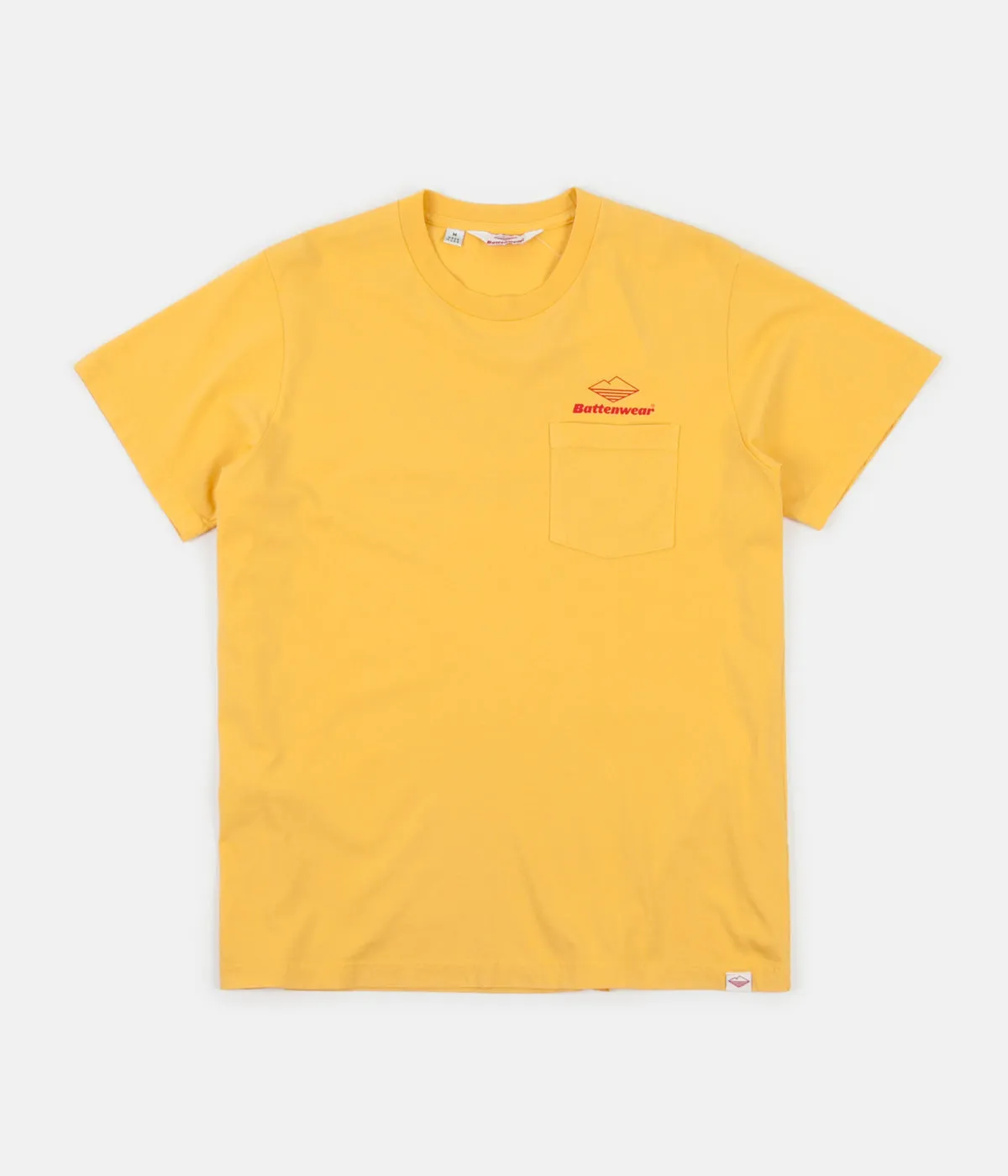 Battenwear Team Pocket T-Shirt - Mustard