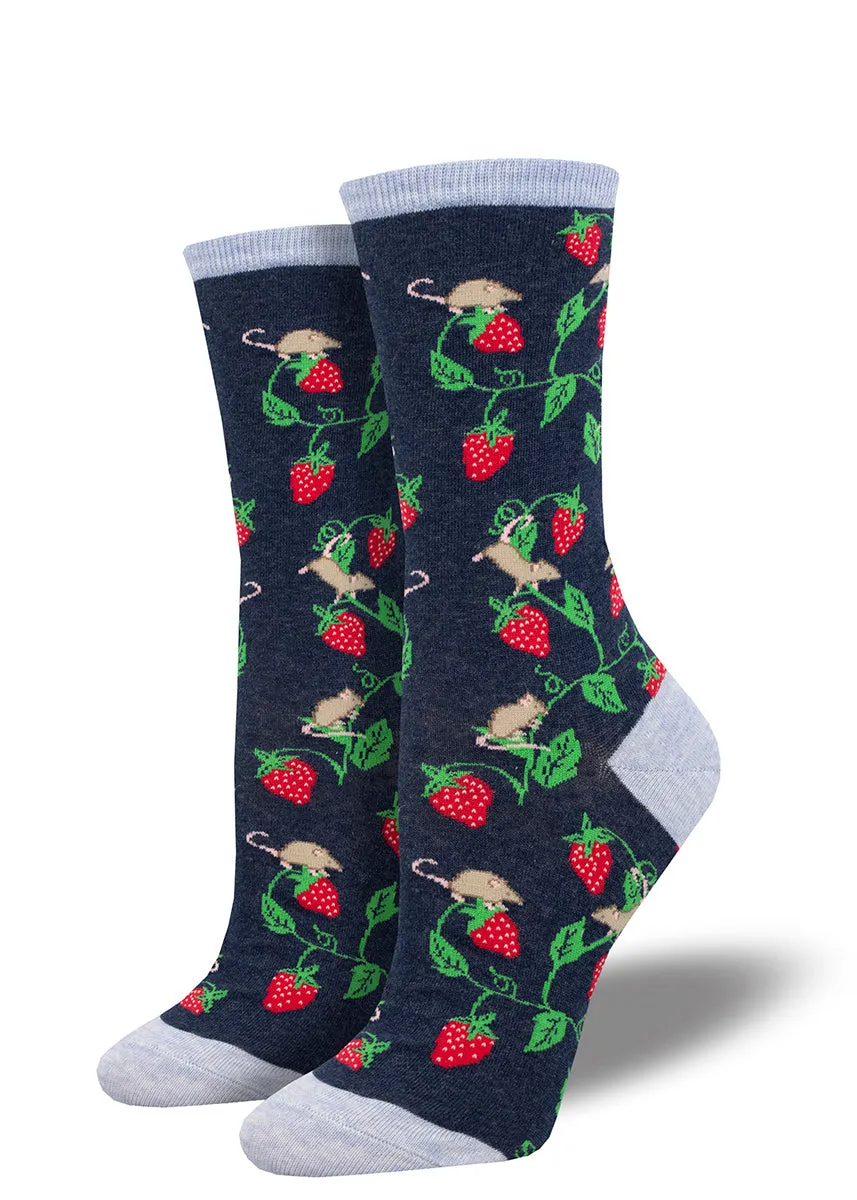 Berry Mice Women's Socks