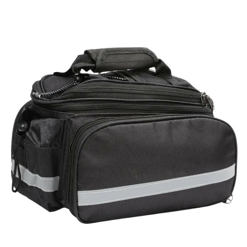 Bike 3 In 1 Waterproof Bicycle Trunk Bag MTB Road Bike Bag Large Capacity Travel Luggage Carrier Rear Seat Rack Panniers