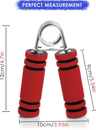 BIONFIT Foam Hand Grip Strengthener, Hand & Forearm Exerciser for Men & Women