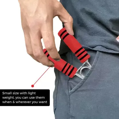 BIONFIT Foam Hand Grip Strengthener, Hand & Forearm Exerciser for Men & Women