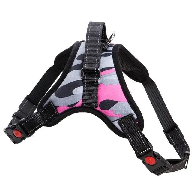 Breathable Adjustable Dog Harness: Perfect Fit for Small, Medium & Large Dogs!