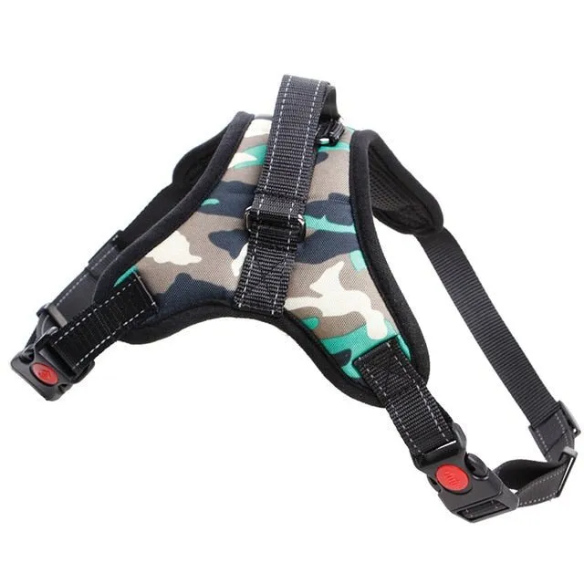Breathable Adjustable Dog Harness: Perfect Fit for Small, Medium & Large Dogs!