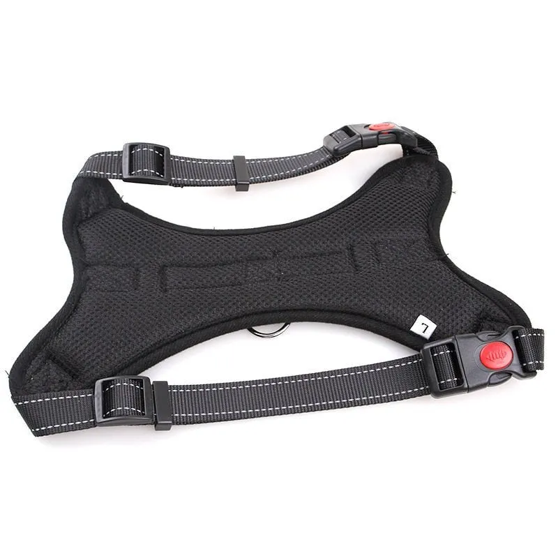 Breathable Adjustable Dog Harness: Perfect Fit for Small, Medium & Large Dogs!