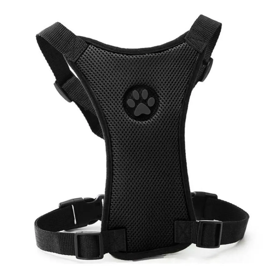Breathable Dog Car Harness with Seatbelt Leash: Safe and Comfortable Travel for Your Pup!