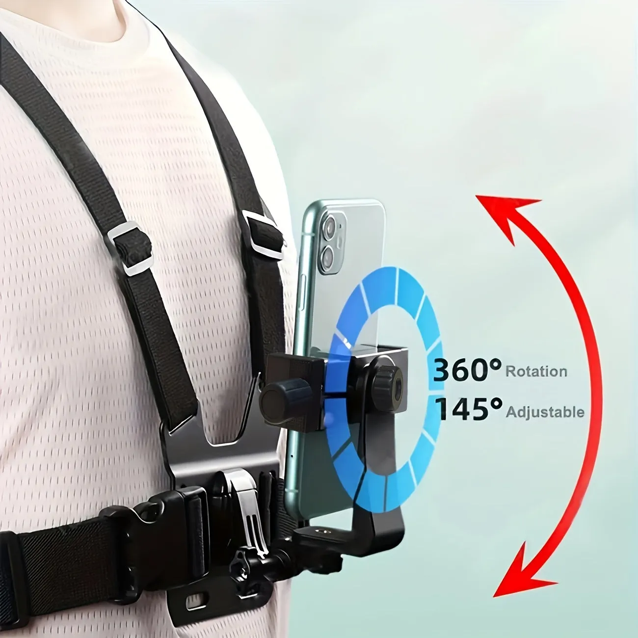 Capture Thrilling Cycling Moments with Chest Mount Camera Strap