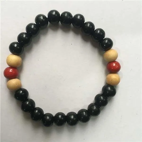 Chakra Healing Reiki Prayer Lava Stone Buddha Bead Bracelet
