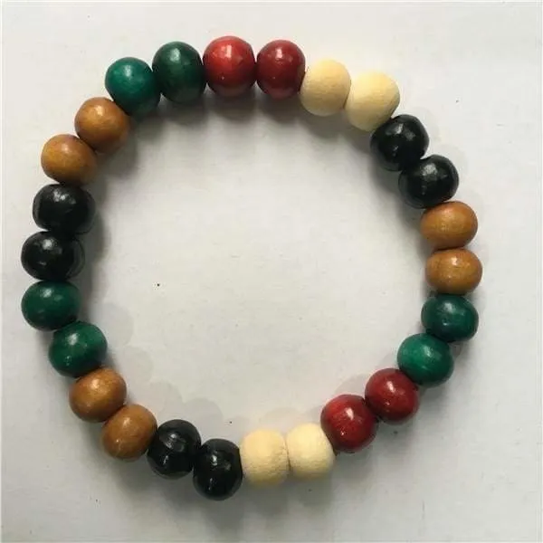 Chakra Healing Reiki Prayer Lava Stone Buddha Bead Bracelet