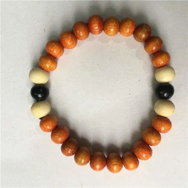 Chakra Healing Reiki Prayer Lava Stone Buddha Bead Bracelet