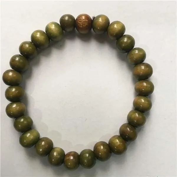 Chakra Healing Reiki Prayer Lava Stone Buddha Bead Bracelet