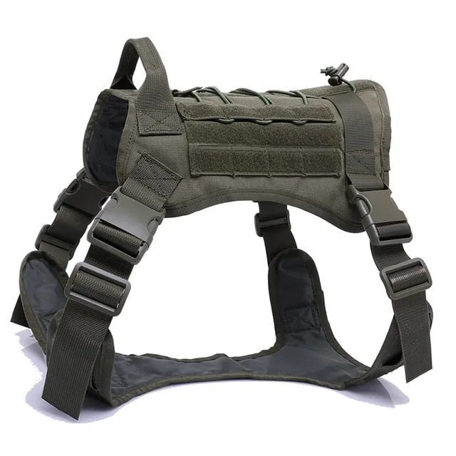 Command Control: Dog Military Harness with Handle!