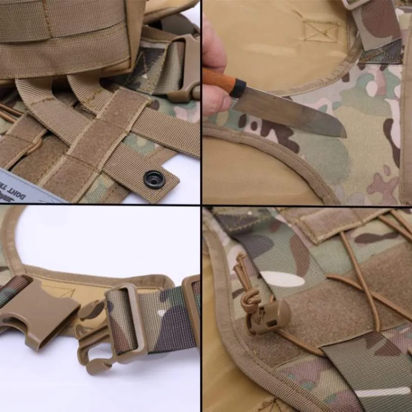 Command Control: Dog Military Harness with Handle!