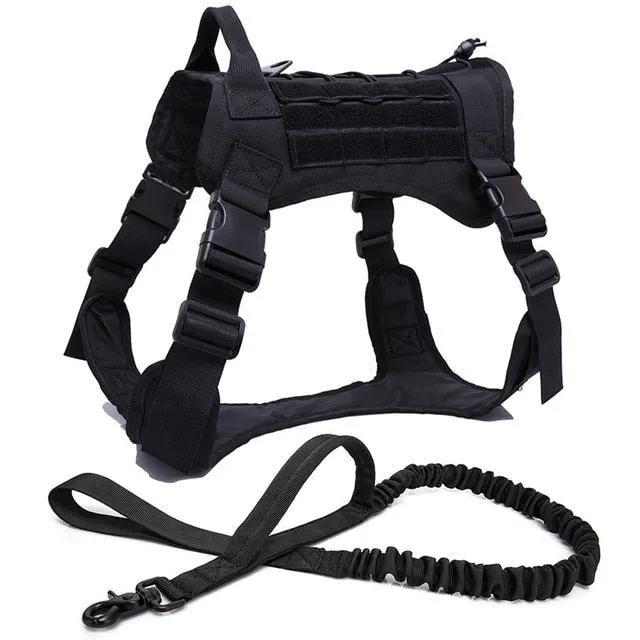 Command Control: Dog Military Harness with Handle!