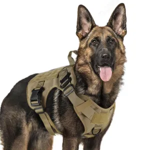Command Control: Dog Military Harness with Handle!