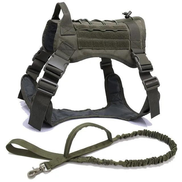 Command Control: Dog Military Harness with Handle!