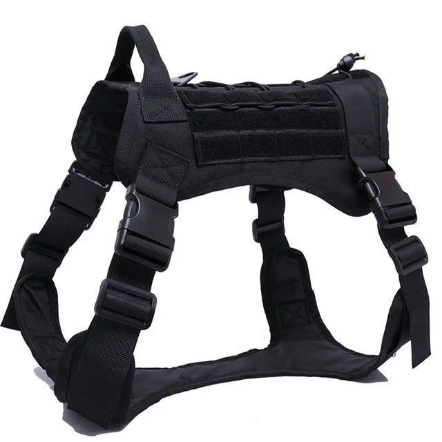 Command Control: Dog Military Harness with Handle!