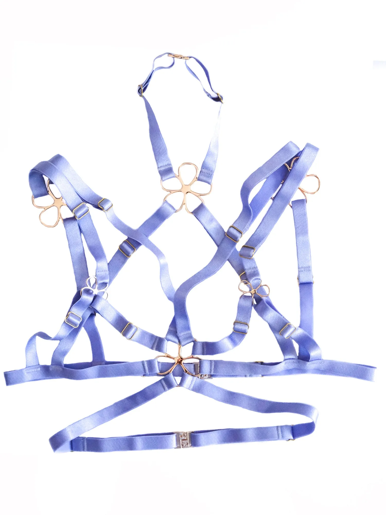 Daisy Strappy Top Blue