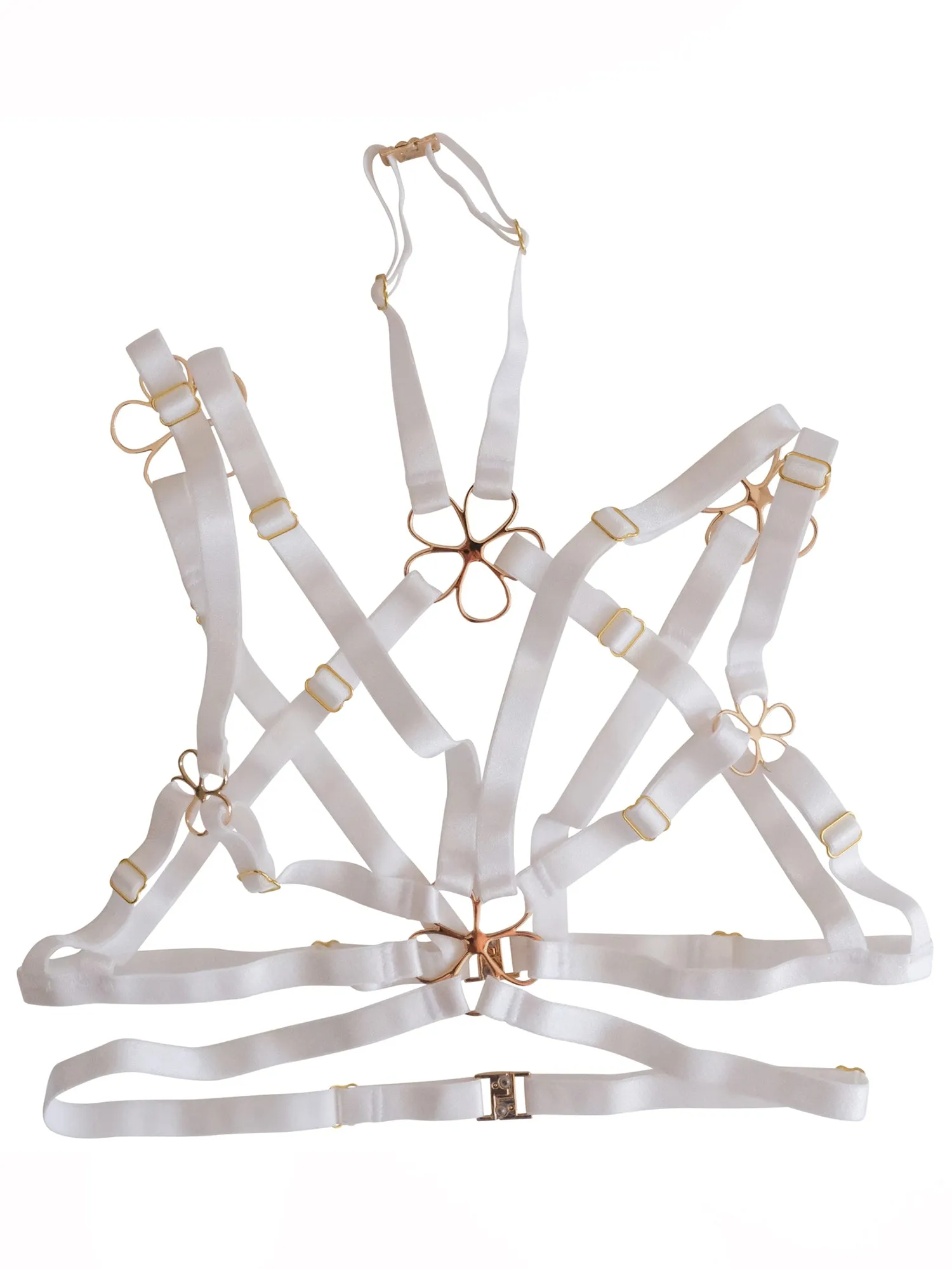 Daisy Strappy Top White