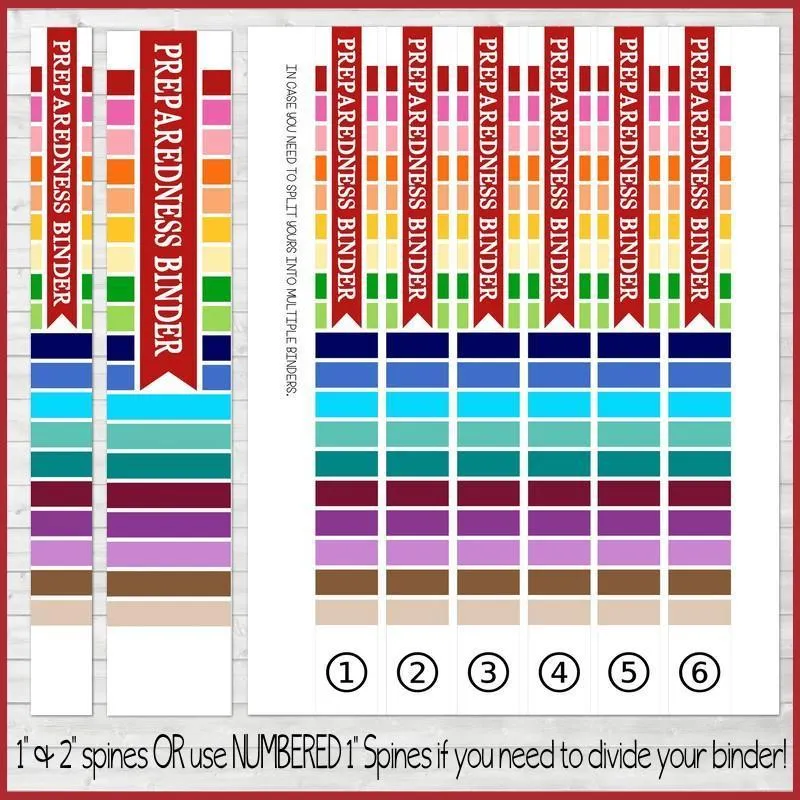 Every Needful Thing {EMERGENCY PREPAREDNESS BINDER KIT} Printable