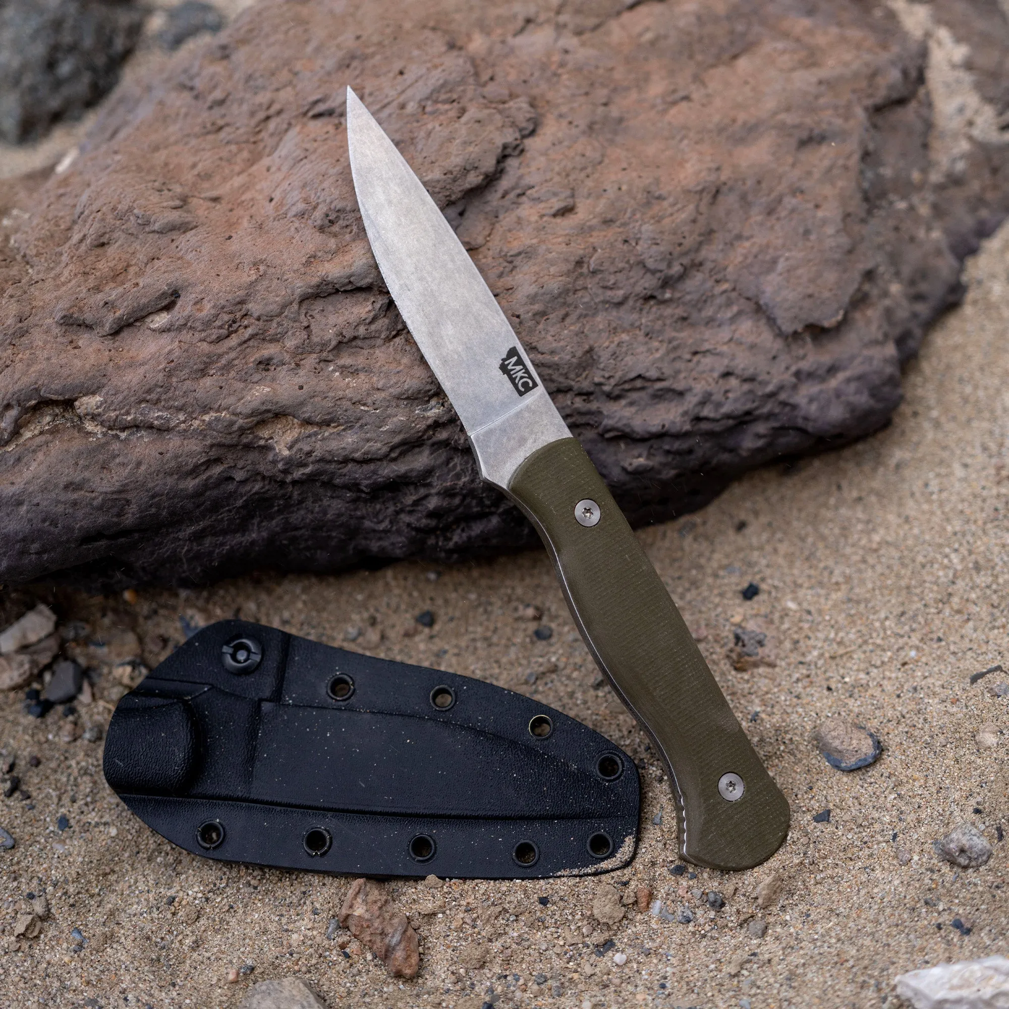 FIELDCRAFT SURVIVAL KNIFE - OLIVE
