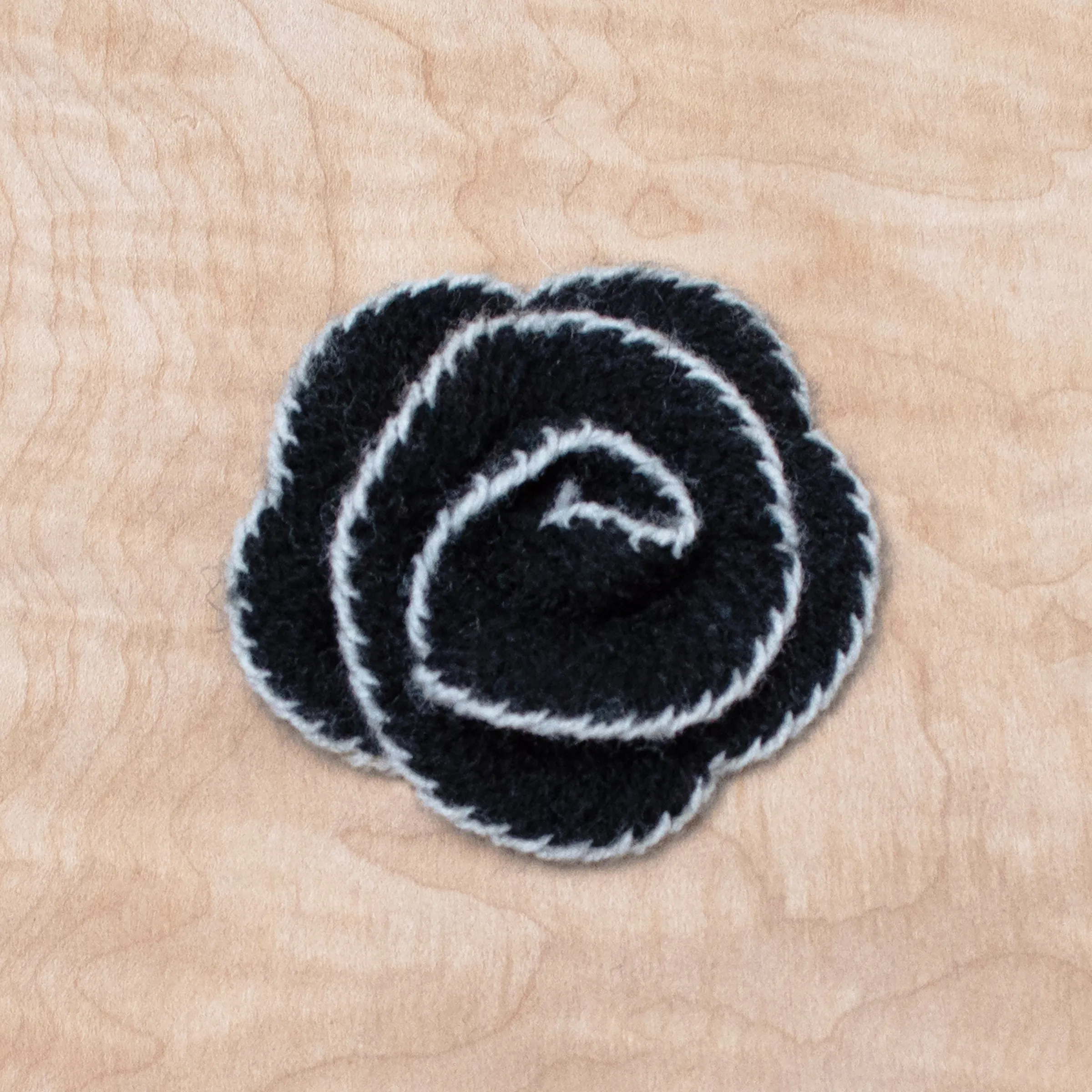 Fluffy Rosette Appliqu