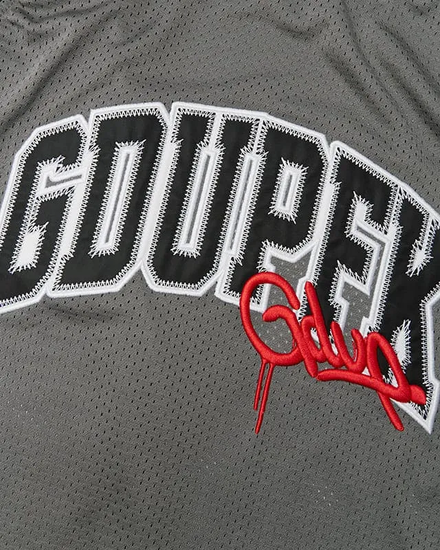 GDUPFK Basketball Jersey Grey/Red
