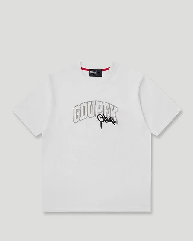 GDUPFK T-Shirt White/Green