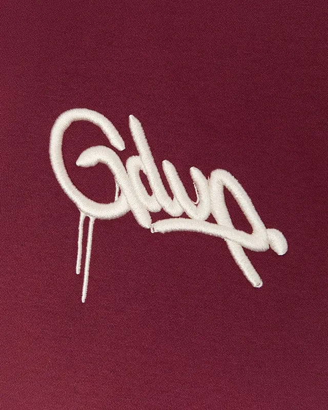 Handstyle Logo Trackpants Maroon/Cream
