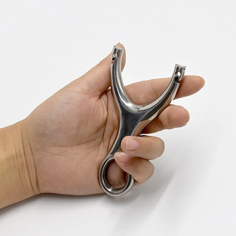 High Power Stainless Steel Left and Right Hand Outdoor Fishing Slingshot Combo Set