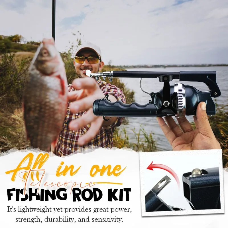 Limited time offer 67% offAll-in-one Telescopic Fishing Rod Kit