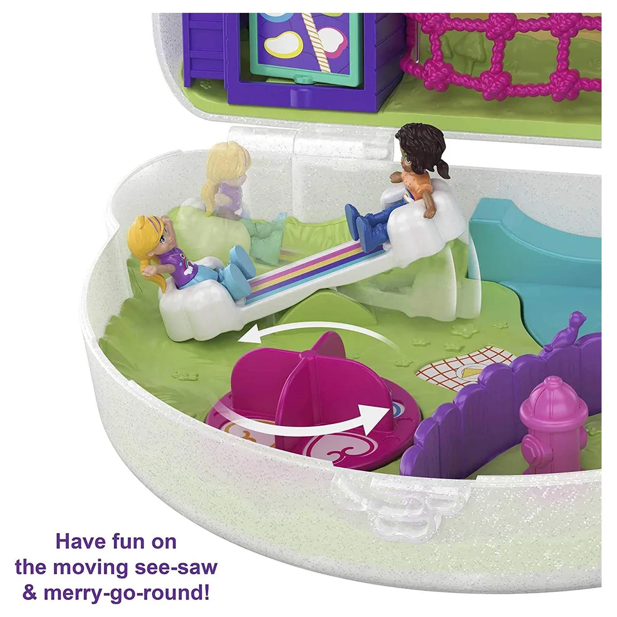Mattel Polly Pocket Rainbow Dream Purse Playset