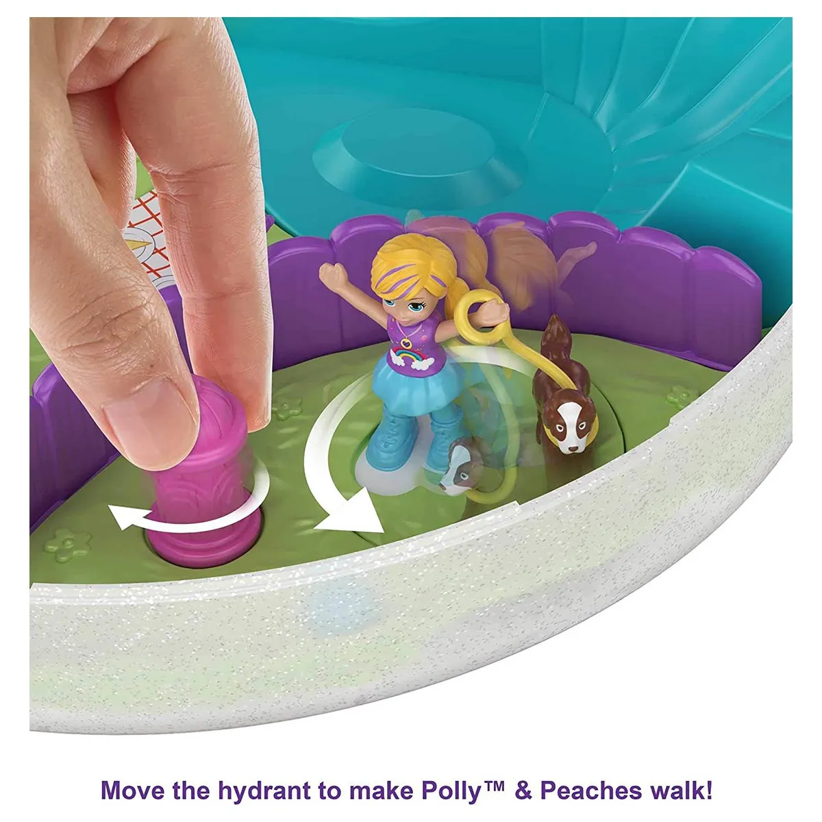 Mattel Polly Pocket Rainbow Dream Purse Playset
