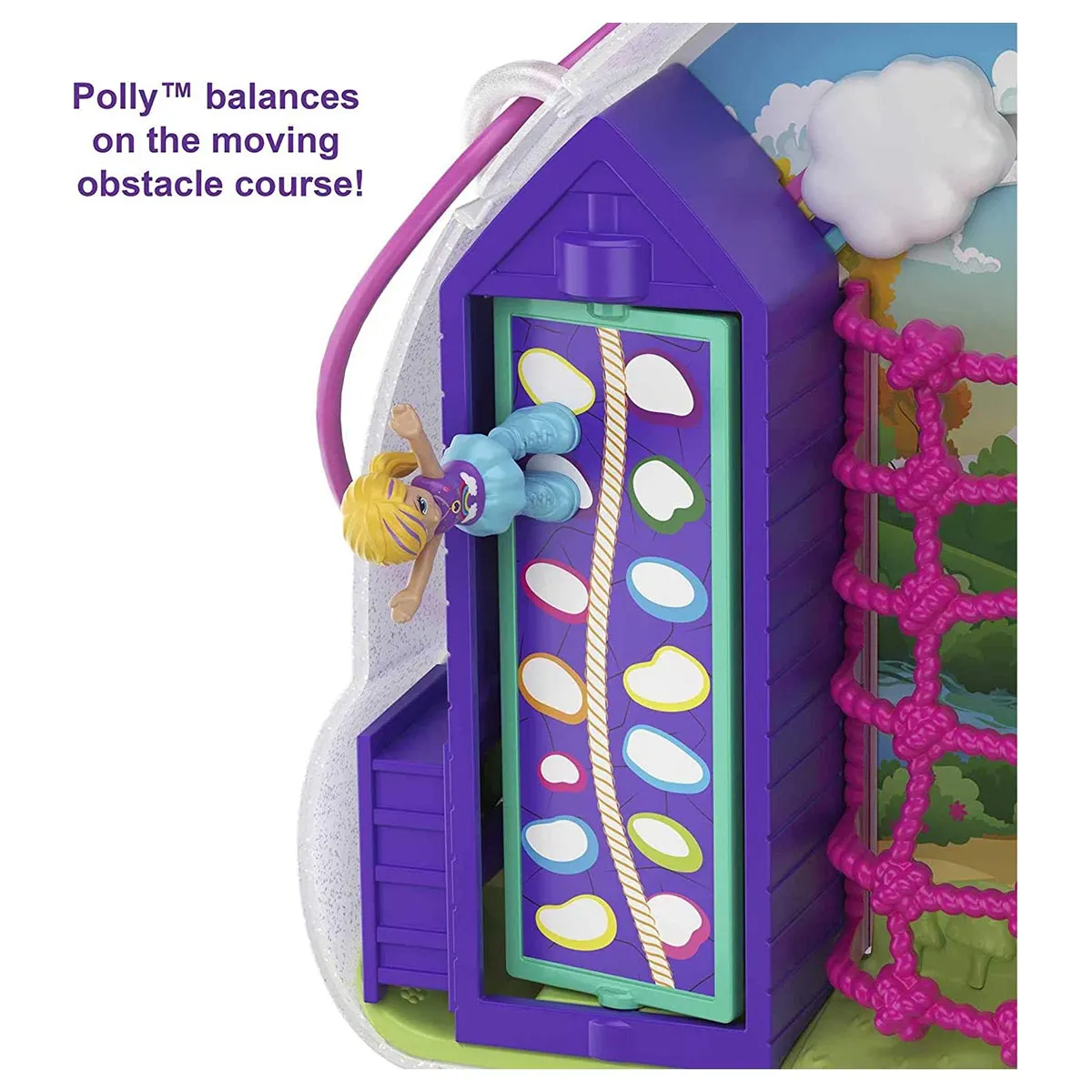 Mattel Polly Pocket Rainbow Dream Purse Playset