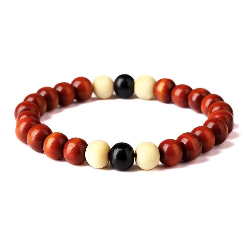 Natural Wooden Beaded Root Chakra