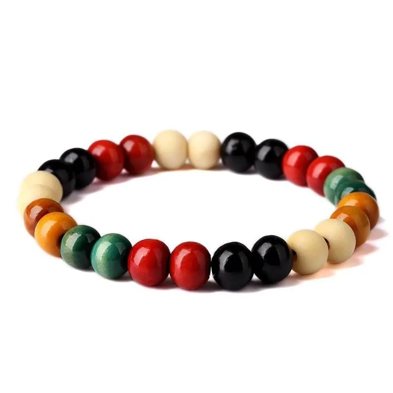 Natural Wooden Beaded Root Chakra